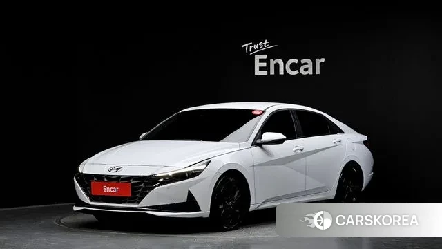 Hyundai Avante (CN7) 2022 Белый из Кореи
