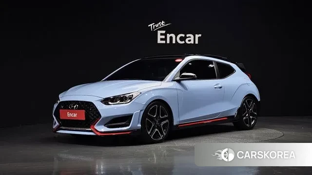 Hyundai Veloster (JS) 2018 Небесно-голубой из Кореи