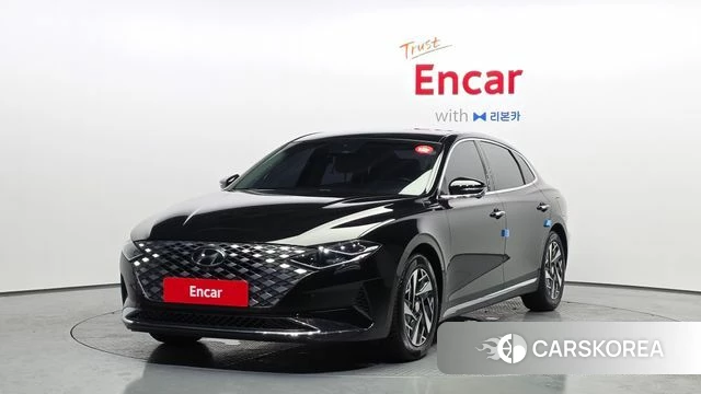 Hyundai The New Grandeur IG Hybrid 2021 Черный из Кореи