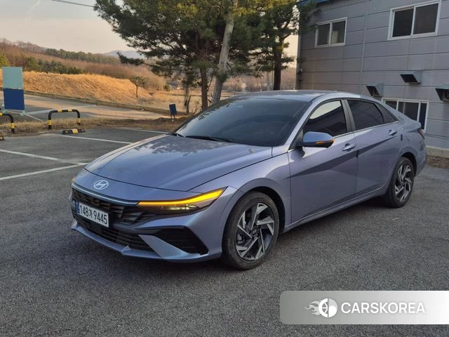 Hyundai The New Avante (CN7) 2025 Небесно-голубой из Кореи