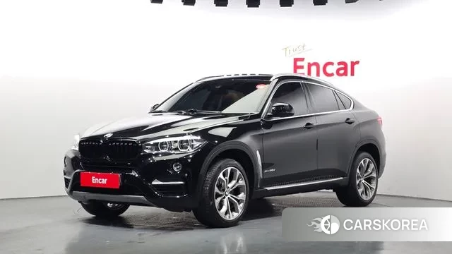BMW X6 (F16) 2018 Черный из Кореи