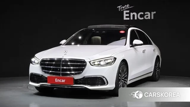 Mercedes-Benz S-Class W223 2023 Белый из Кореи