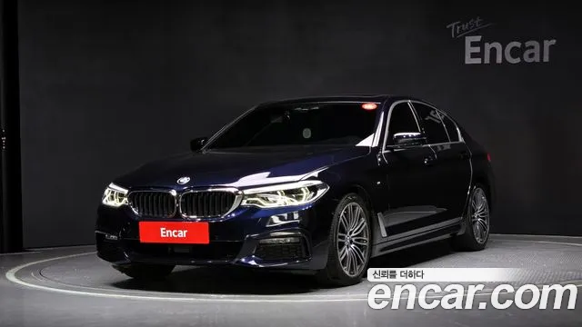 BMW 5 Series (G30) 2019 Синий из Кореи