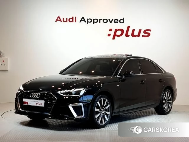 Audi A4 (B9) 2023 Черный из Кореи