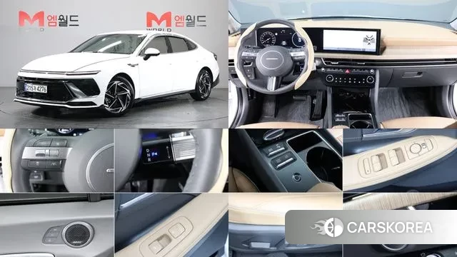 Hyundai Sonata D Edge (DN8) 2025 Белый из Кореи