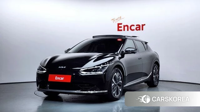 Kia EV6 2023 Черный из Кореи