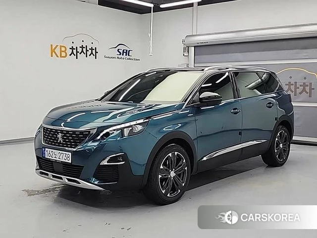 Peugeot 5008 second generation 2021 Темно-зеленый из Кореи