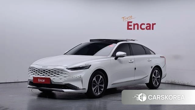 Kia K8 Hybrid 2023 Белый из Кореи