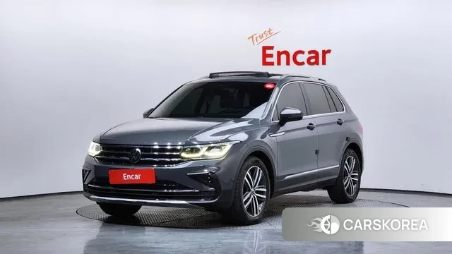 Volkswagen Tiguan second Generation 2022 Серый из Кореи