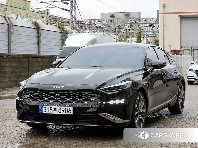 Kia K8 2021 Черный из Кореи