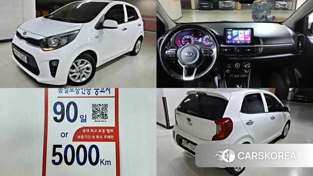 Kia All New Morning (JA) 2018 Белый из Кореи