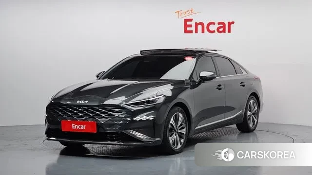 Kia K8 Hybrid 2022 Серый из Кореи