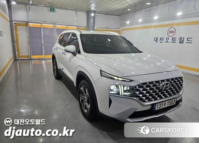 Hyundai The New Santa Fe 2021 Белый из Кореи