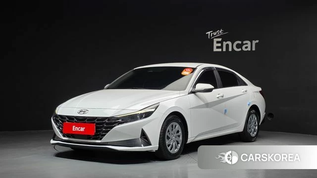 Hyundai Avante (CN7) 2022 Белый из Кореи