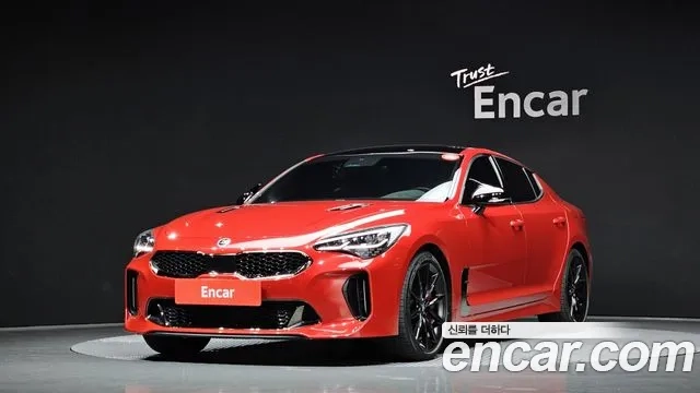 Kia Stinger Meister 2021 Красный из Кореи