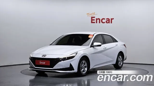 Hyundai Avante (CN7) 2021 Белый из Кореи