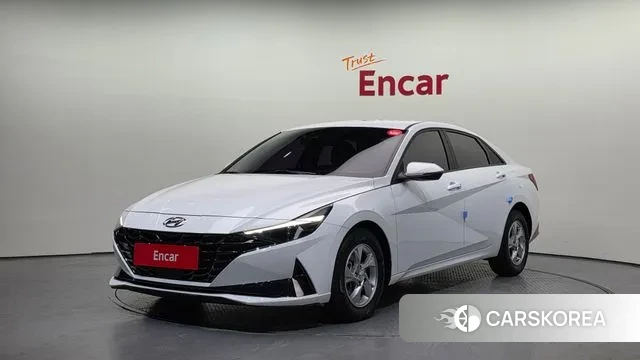 Hyundai Avante (CN7) 2021 Белый из Кореи