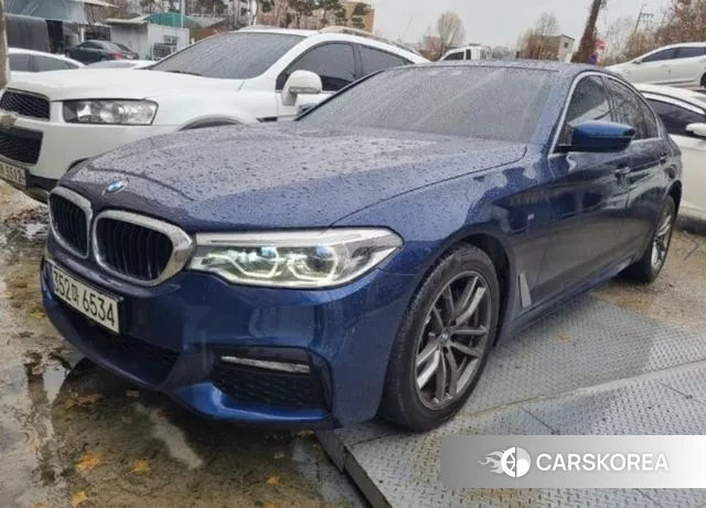 BMW 5 Series (G30) 2018 Синий из Кореи