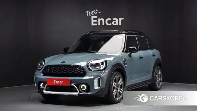 Mini Cooper S Countryman 2023 Небесно-голубой из Кореи