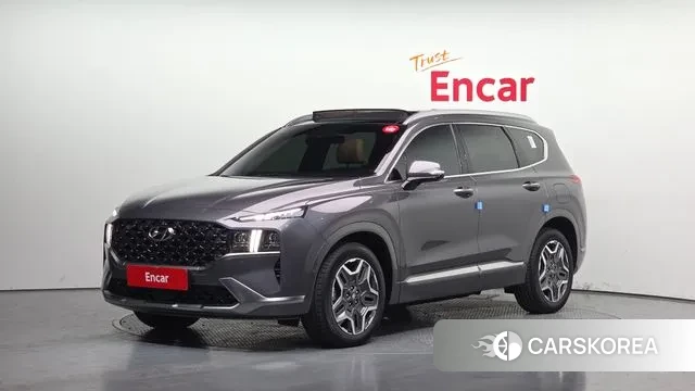 Hyundai The New Santa Fe 2022 Серый из Кореи
