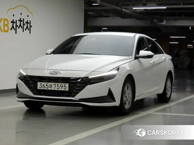 Hyundai Avante (CN7) 2023 Белый из Кореи
