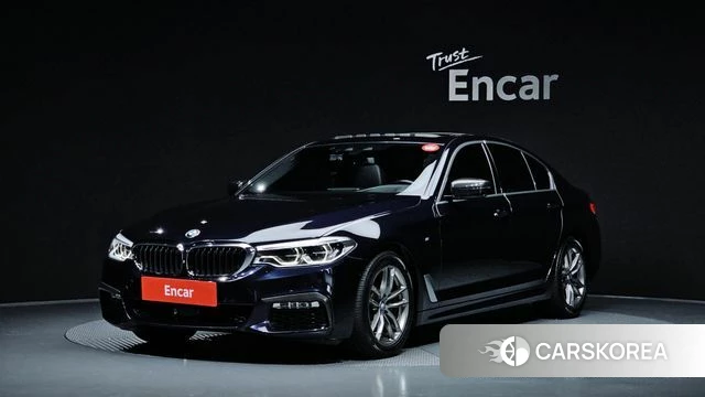 BMW 5 Series (G30) 2018 Черный из Кореи