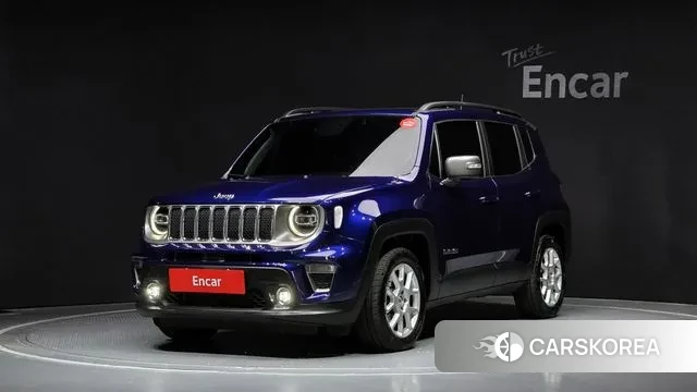Jeep Renegade 2021 Синий из Кореи