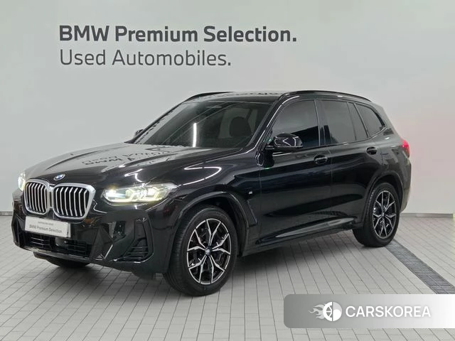 BMW X3 (G01) 2021 Черный из Кореи