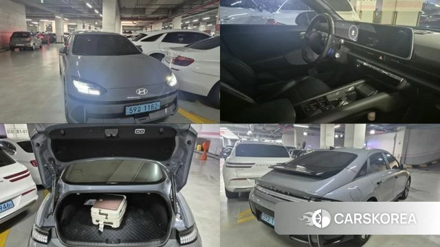 Hyundai Ionic 6 2022 Серый из Кореи
