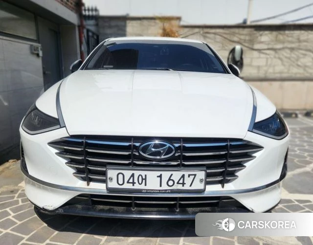 Hyundai Sonata (DN8) 2019 Белый из Кореи