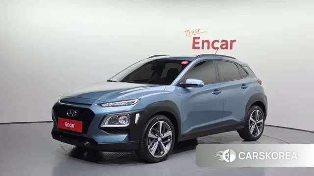 Hyundai Kona 2018 Небесно-голубой из Кореи