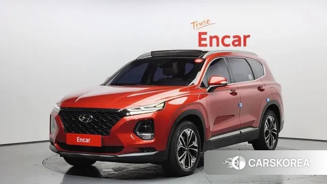 Hyundai Santa Fe TM 2018 Красный из Кореи