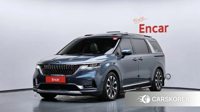 Kia Carnival 4th generation 2021 Синий из Кореи