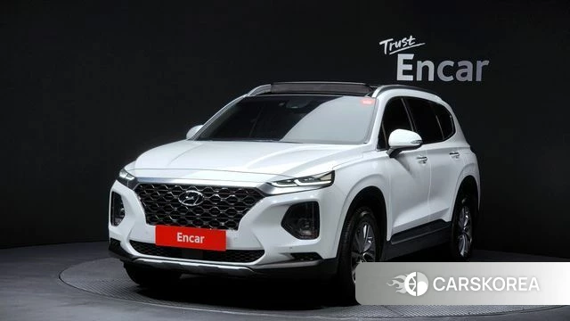 Hyundai Santa Fe TM 2019 Белый из Кореи