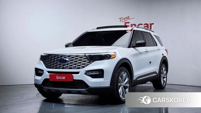 Ford Explorer 6th Generation 2022 Белый из Кореи