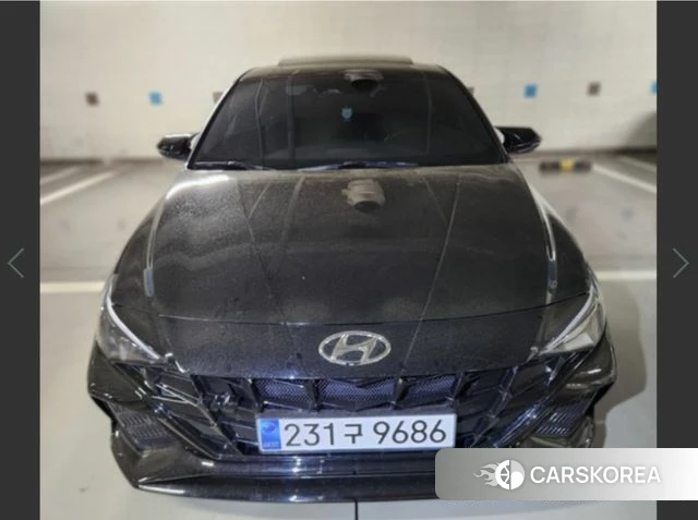 Hyundai Avante (CN7) 2022 Черный из Кореи