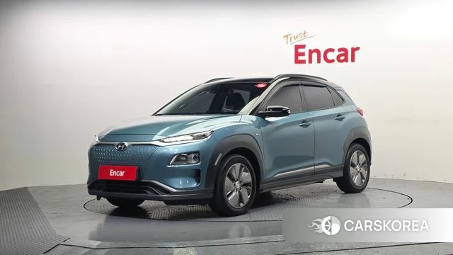 Hyundai Kona Electric 2018 Небесно-голубой из Кореи