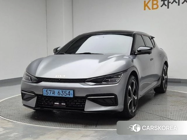 Kia EV6 2022 Серебристо-серый из Кореи