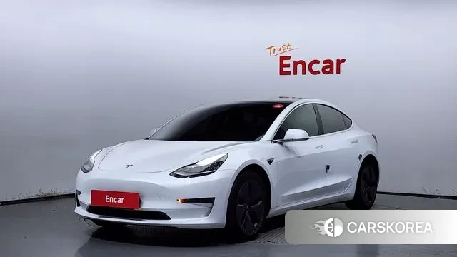 Tesla Model 3 2019 Белый из Кореи