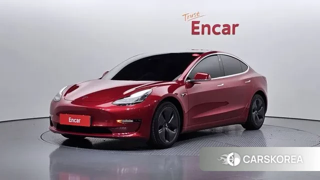 Tesla Model 3 2020 Красный из Кореи