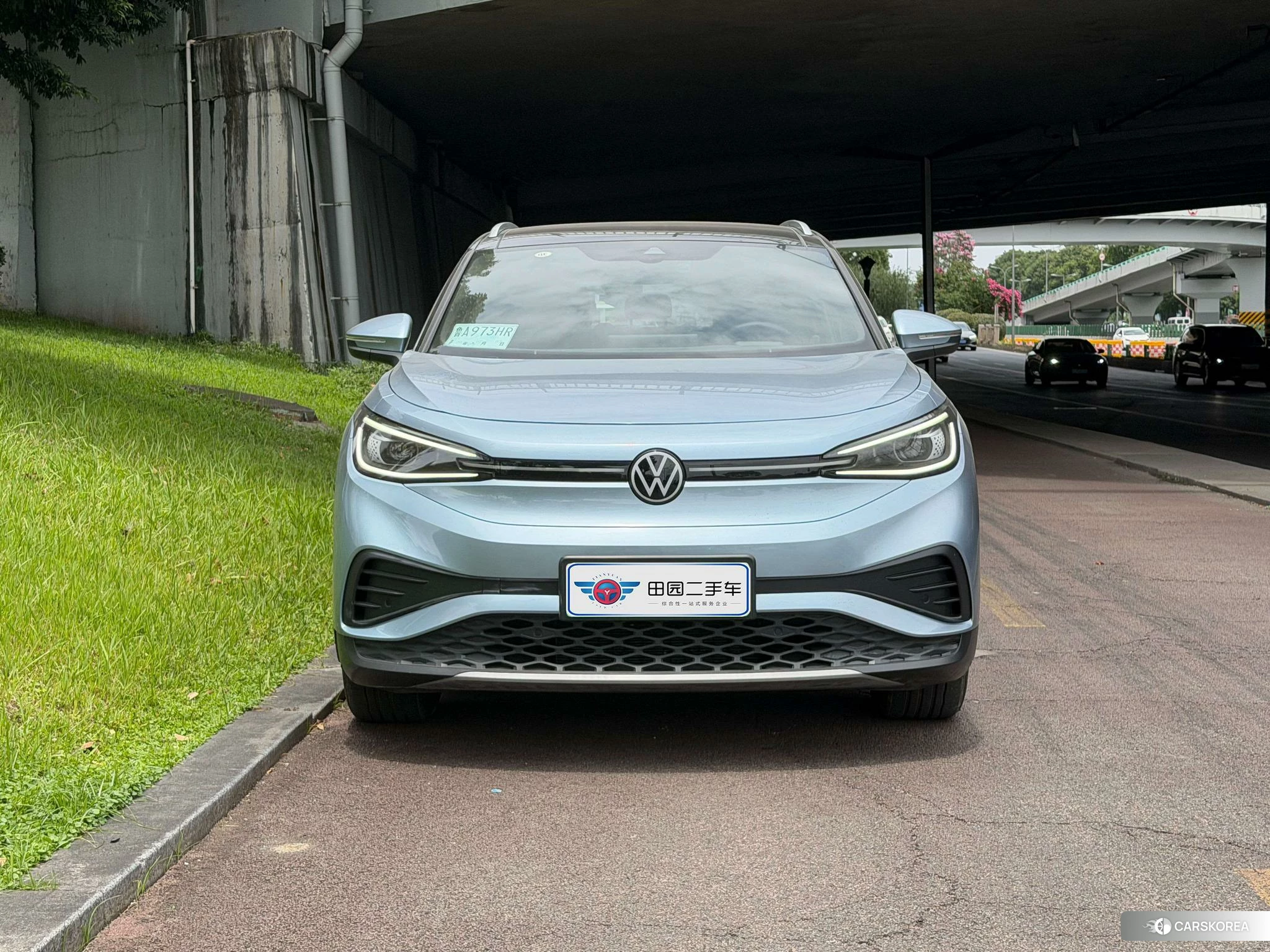 Volkswagen ID.4 X 2024 Синий из Китая