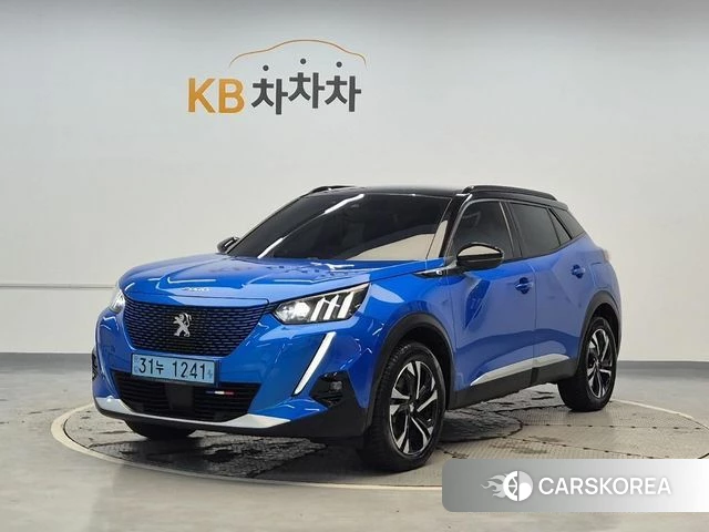 Peugeot e-2008 second generation 2022 Синий из Кореи