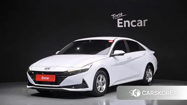 Hyundai Avante (CN7) 2021 Белый из Кореи