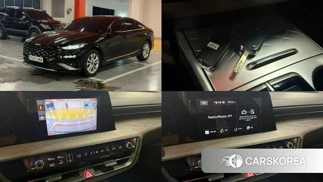 Kia K8 2021 Черный из Кореи