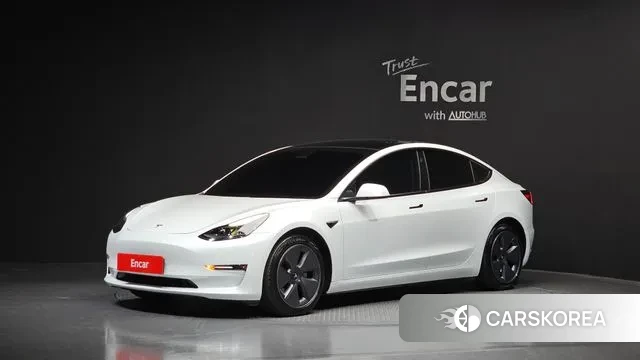 Tesla Model 3 2021 Белый из Кореи