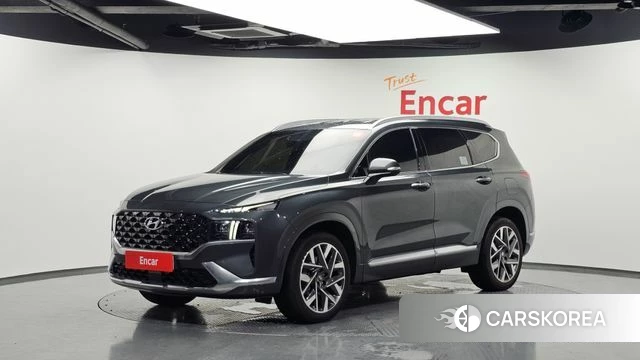 Hyundai The New Santa Fe 2021 Серый из Кореи