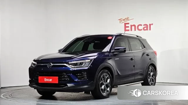 Ssangyong Beautiful Korando 2019 Синий из Кореи