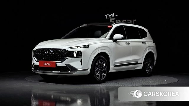 Hyundai The New Santa Fe 2023 Белый из Кореи