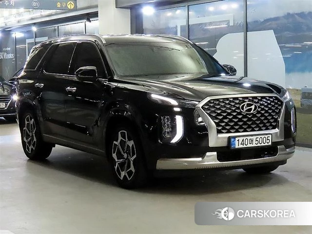 Hyundai Palisade 2021 Черный из Кореи