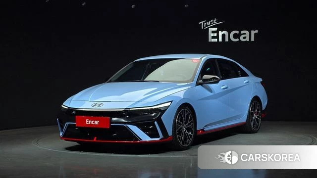 Hyundai The New Avante (CN7) 2025 Небесно-голубой из Кореи